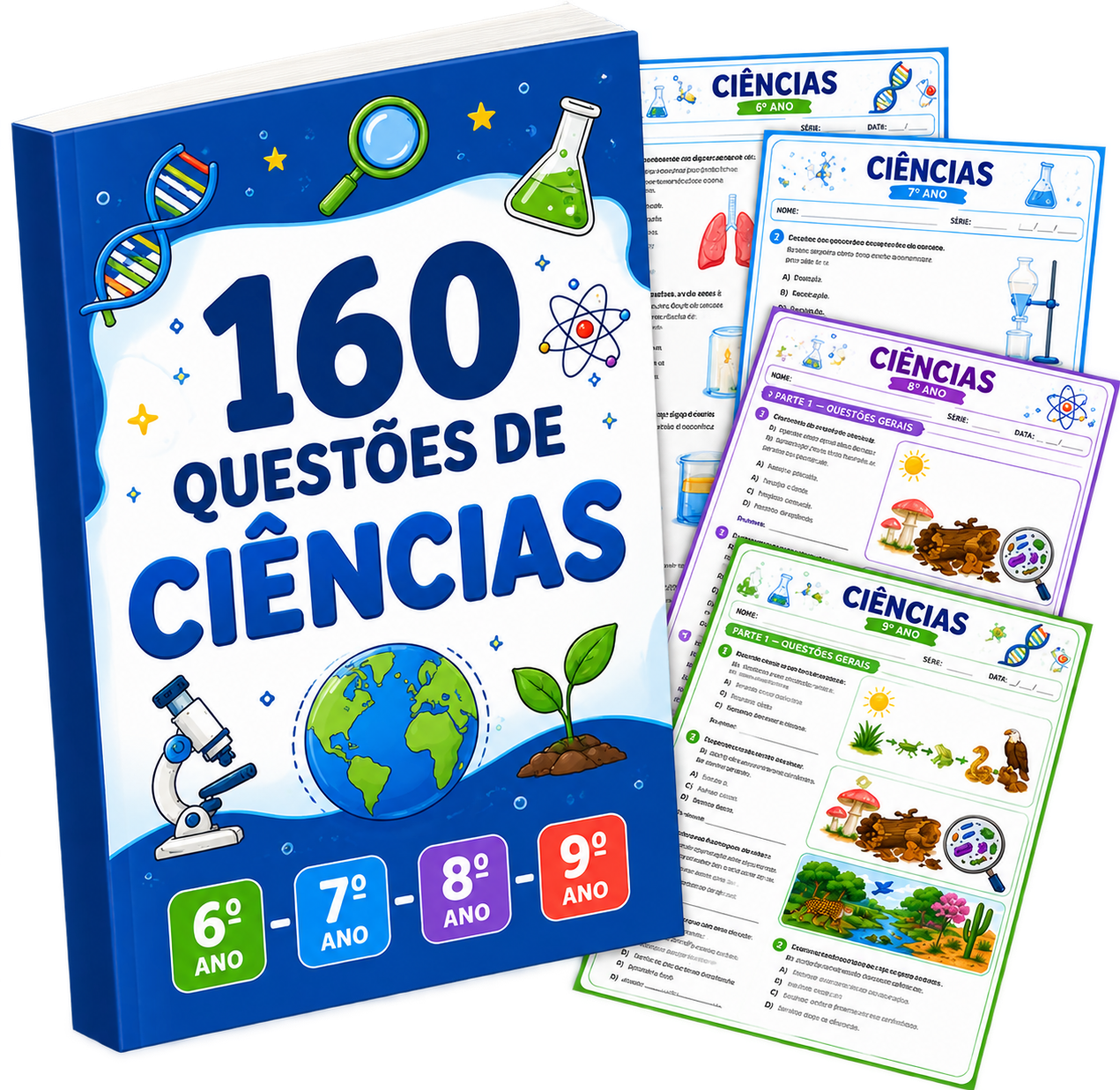 +160 Questões Visuais de Ciências